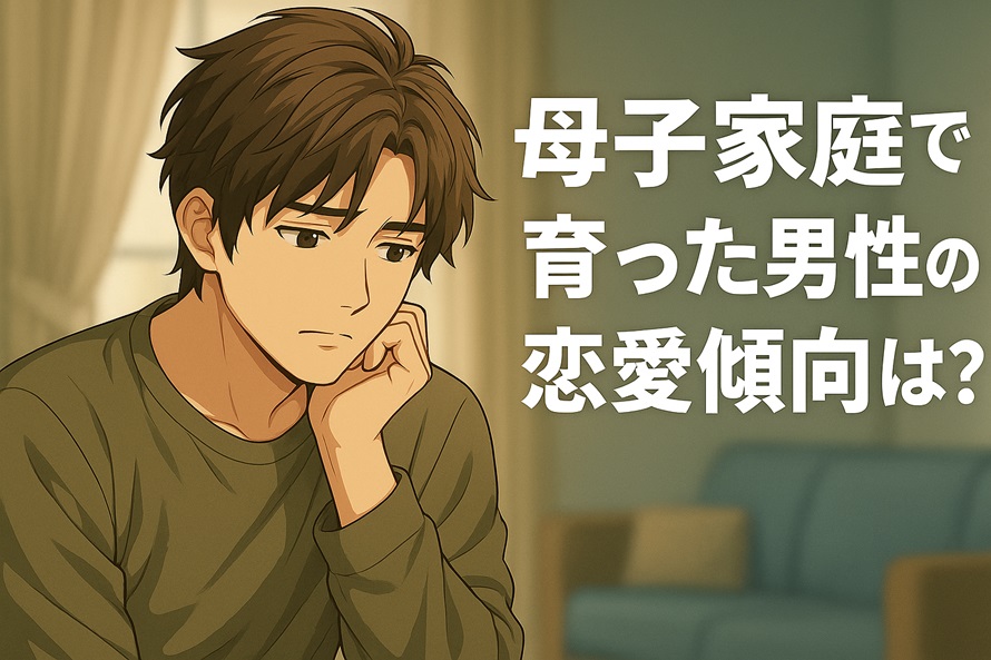 母子家庭で育った男性の恋愛傾向