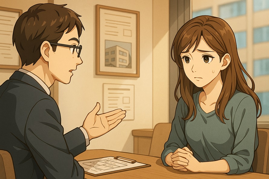 不動産会社とのやりとり