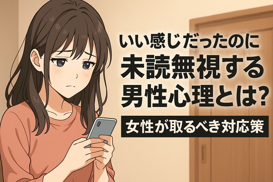 いい感じだったのに未読無視する男性心理