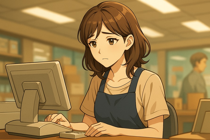 パート勤務のシングルマザー