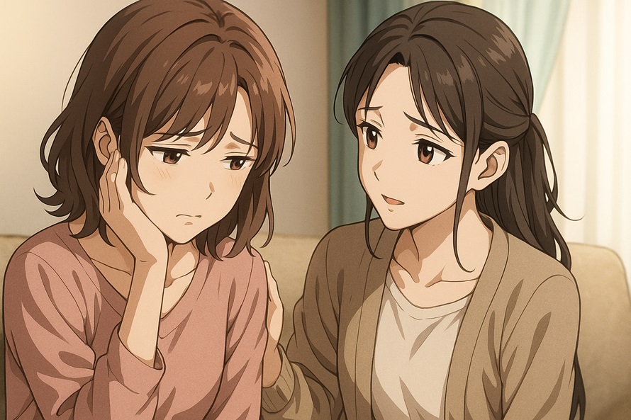 離婚後の友達の支え