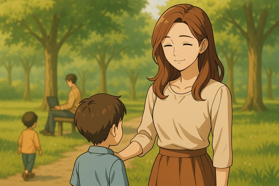 シングルマザーでモテる人