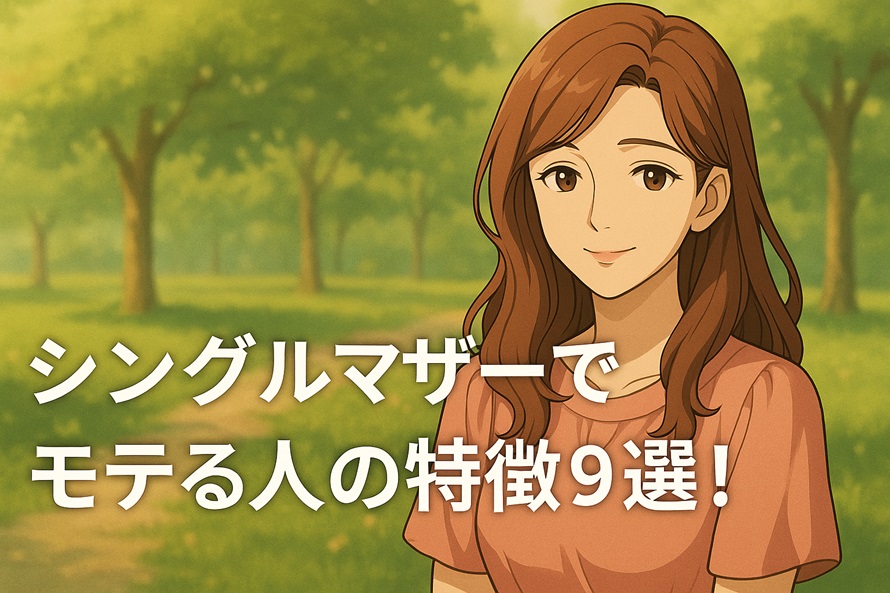 シングルマザーでモテる人の特徴9選