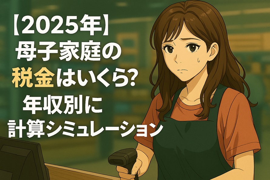 母子家庭の税金はいくら？