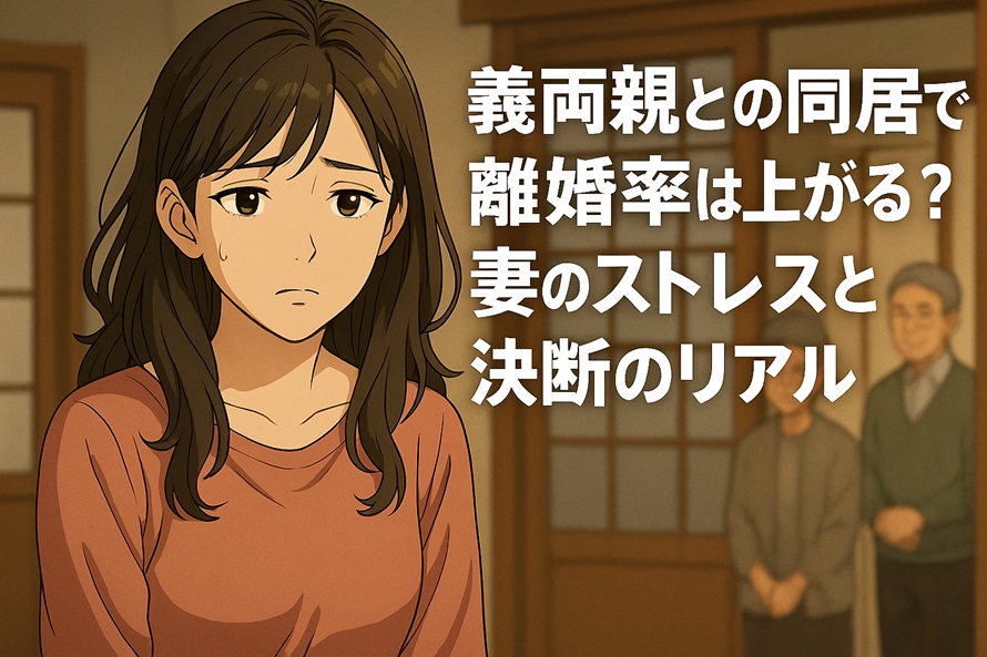 義両親との同居で離婚率は上がる？
