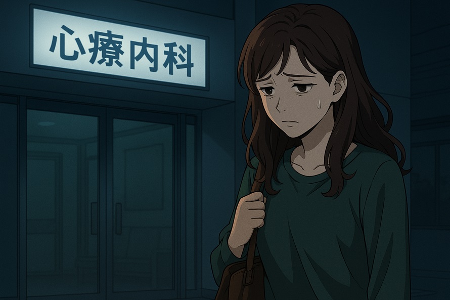 不眠症で悩むシングルマザー
