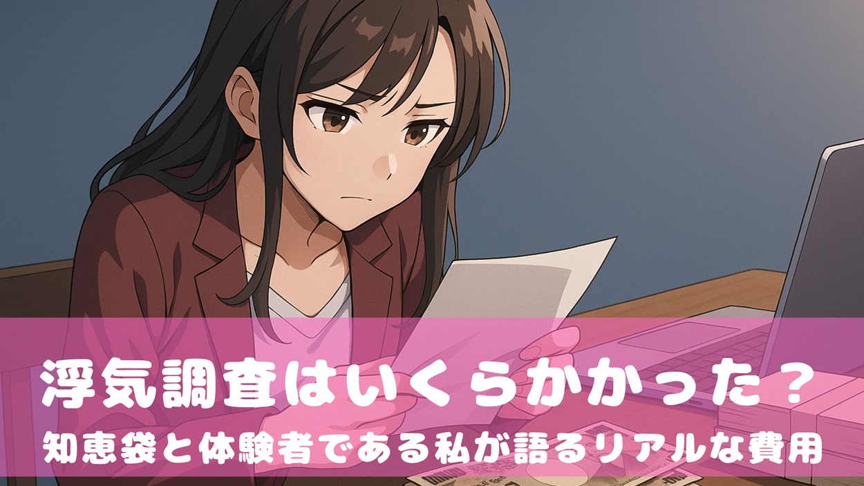 浮気調査はいくらかかった？