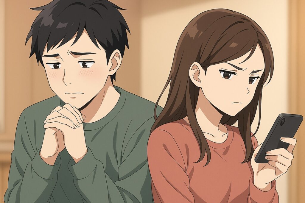 LINEでの謝罪