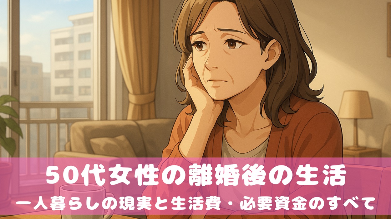 50代女性の離婚後の生活