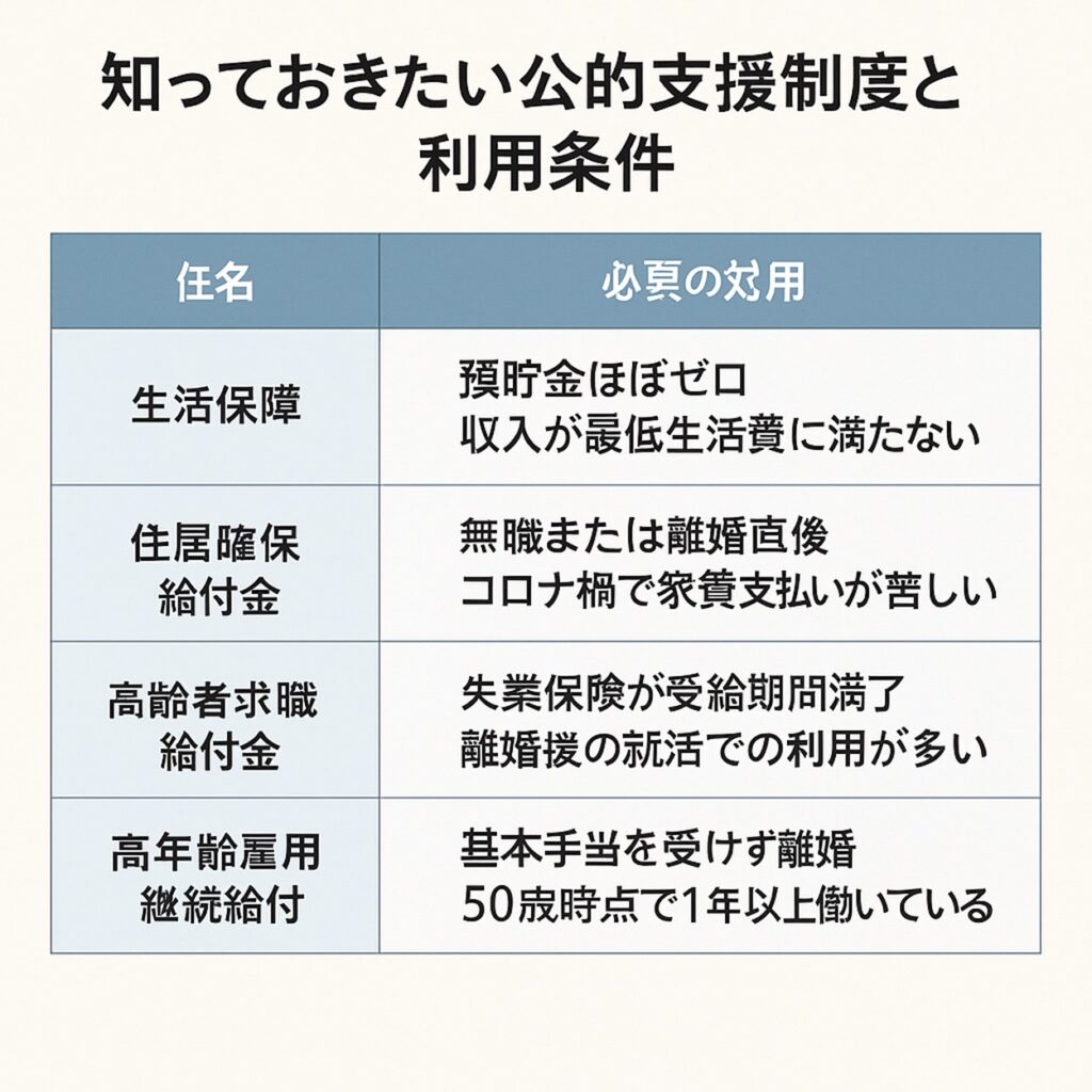 公的支援制度